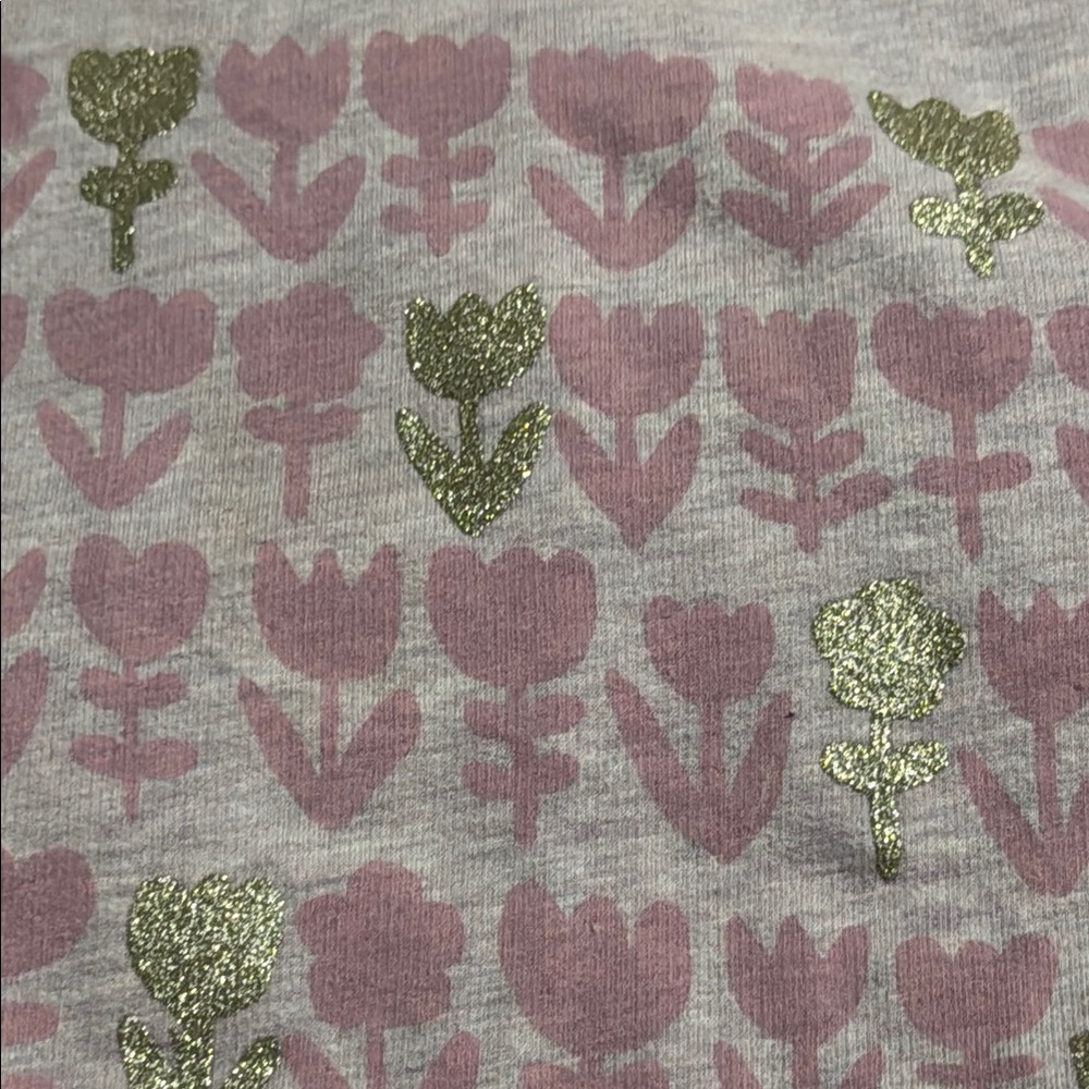 J. Crew Kids Lavender and Silver Heart Sweatshirt - Picture 3 of 4